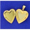 Image 2 : Diamond Cut Heart Locket Pendant
