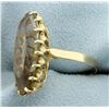 Image 2 : Over 10ct Smokey Topaz Ring