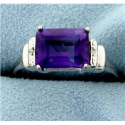 Art Deco Inspired Amethyst Ring