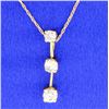 Image 1 : 1 carat diamond pendant