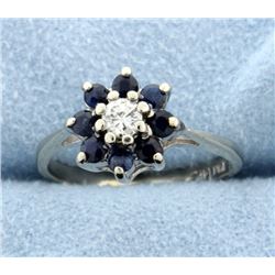 Sapphire & Diamond ring