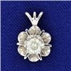 Image 1 : 1/4ct Diamond Pendant