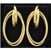 Image 1 : 14K Gold Large Hoop Earrings