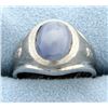 Image 1 : Star Sapphire and Diamond Ring