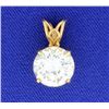 Image 1 : 4ct CZ Pendant