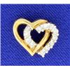 Image 1 : Diamond Heart Pendant