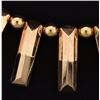 Image 2 : Vintage Designer Rose Gold Statement Necklace