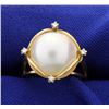 Image 1 : Pearl and Diamond Ring