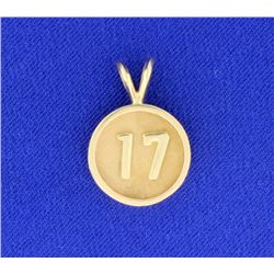 "17" Pendant