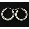 Image 2 : White Gold Hoop Earrings