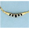 Image 2 : Sapphire & Diamond Necklace