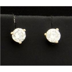 Diamond Stud Earrings almost 1/2 Carat (0.45 carats)