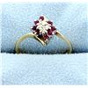 Image 1 : Diamond & Ruby Fashion 14K Ring