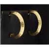 Image 1 : 14K Half Hoop Earrings