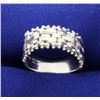 Image 1 : Flexible Link Ring 14K White Gold