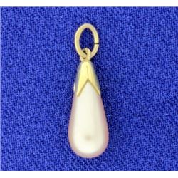 Tear Drop Pearl Pendant