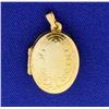 Image 1 : 14K Locket Pendant