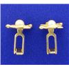 Image 2 : Pearl & 14K Gold Cufflinks