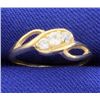 Image 1 : Gold Ring with CZs