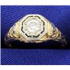 Image 1 : .4ct TW Vintage Diamond Ring