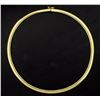 Image 1 : 18 Inch Italian Made Omega Necklace