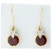 Image 1 : Spinel & Diamond Dangle Earrings