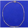 Image 1 : 9 5/8 Inch Diamond Anklet