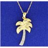 Image 1 : Palm Tree Necklace