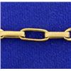 Image 2 : 7 1/4 Inch Elongated Cable Chain Bracelet