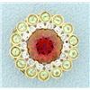 Image 1 : Ruby Circle Pendant