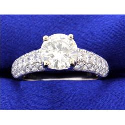 2.88 carat diamond engagement ring