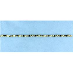 Sapphire & Diamond Bracelet