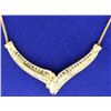 Image 1 : Diamond Freeform Necklace