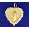 Image 1 : Heart Pendant with Praying Hands