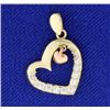 Image 1 : Diamond Heart Pendant