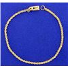 Image 1 : Gold Rope Bracelet