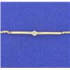 Image 2 : 9 5/8 Inch Diamond Anklet
