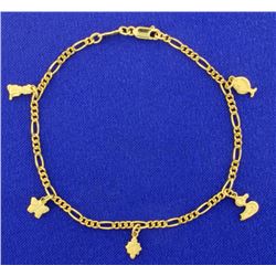 7 1/4 Inch Charm Bracelet