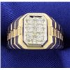 Image 1 : Men's 1/2 ct TW Diamond Ring