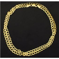 Italian Made 24 Inch Cuban Link Chain