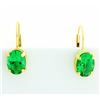 Image 1 : Synthetic Emerald Earrings
