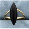 Image 1 : 14k Yellow Gold Onyx Ring