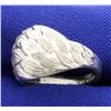 Image 2 : Sterling Silver Feather Ring