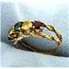 Image 2 : Multi-Color Gemstone Ring