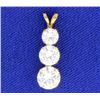 Image 1 : 2ct TW CZ Pendant