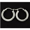 Image 2 : White Gold Hoop Earrings