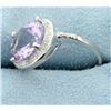 Image 2 : Huge 13ct Pink Amethyst Statement Ring with Diamonds