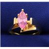 Brilliant Pink Topaz Ring