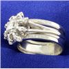 Image 2 : .60ct TW Diamond Flower Ring
