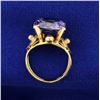 Image 3 : Vintage 6ct Purple Sapphire Ring